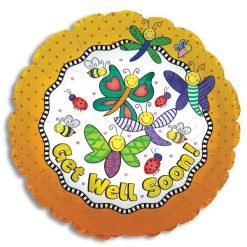 114511 Globo de 18"  Get well soon